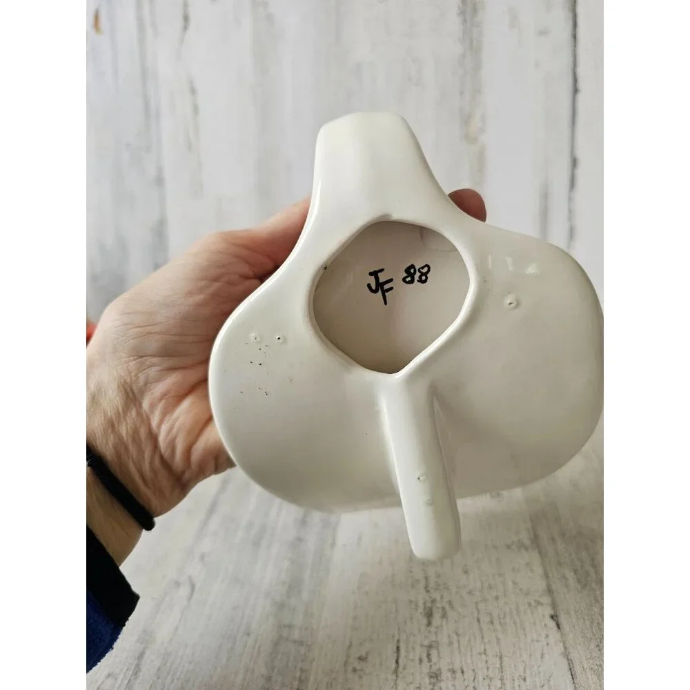 Vintage ceramic JF 1988 swan duck‎ unique decor